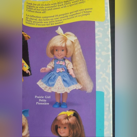 Rare Dolly Suprise Prairie Girl Doll 1989 Playskool new in box Hair Really Grows - Picture 6 of 15